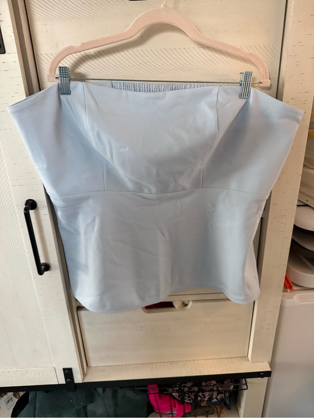 Old Navy Light Blue Strapless Tube Top
